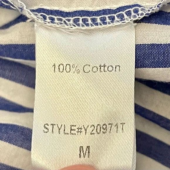 Tuckernuck Pomander Place Kenzo Blue & White Striped Cotton Poplin Sun Dress - Picture 10 of 15